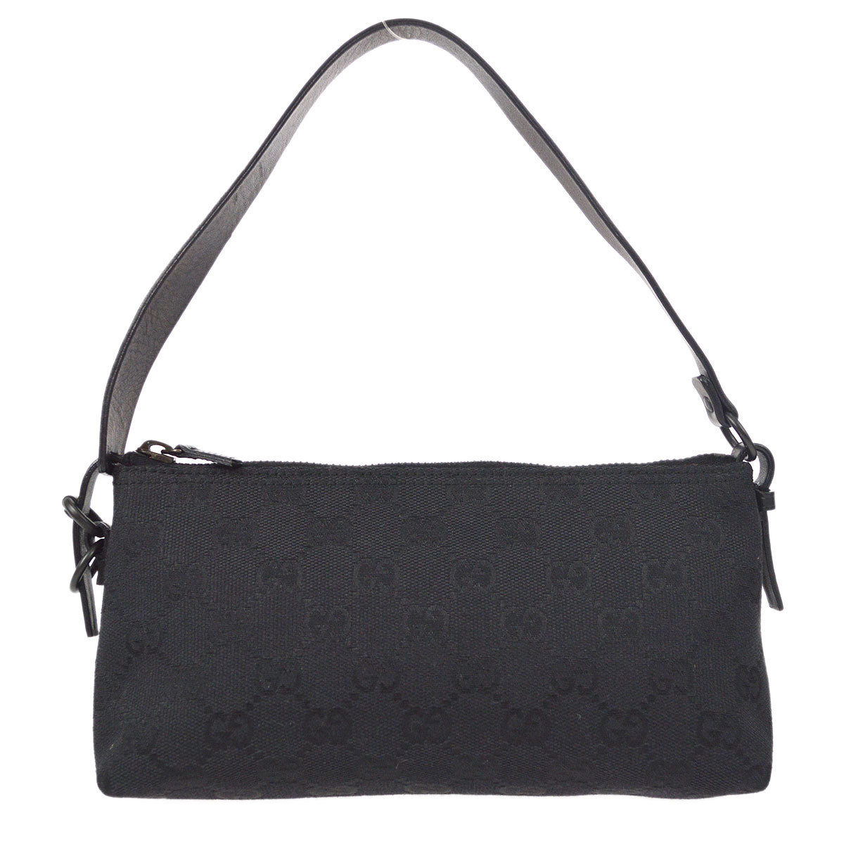 Gucci Leather Canvas Handbag