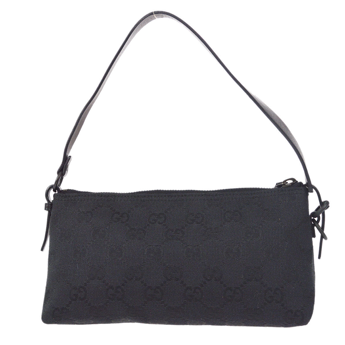 Gucci Leather Canvas Handbag