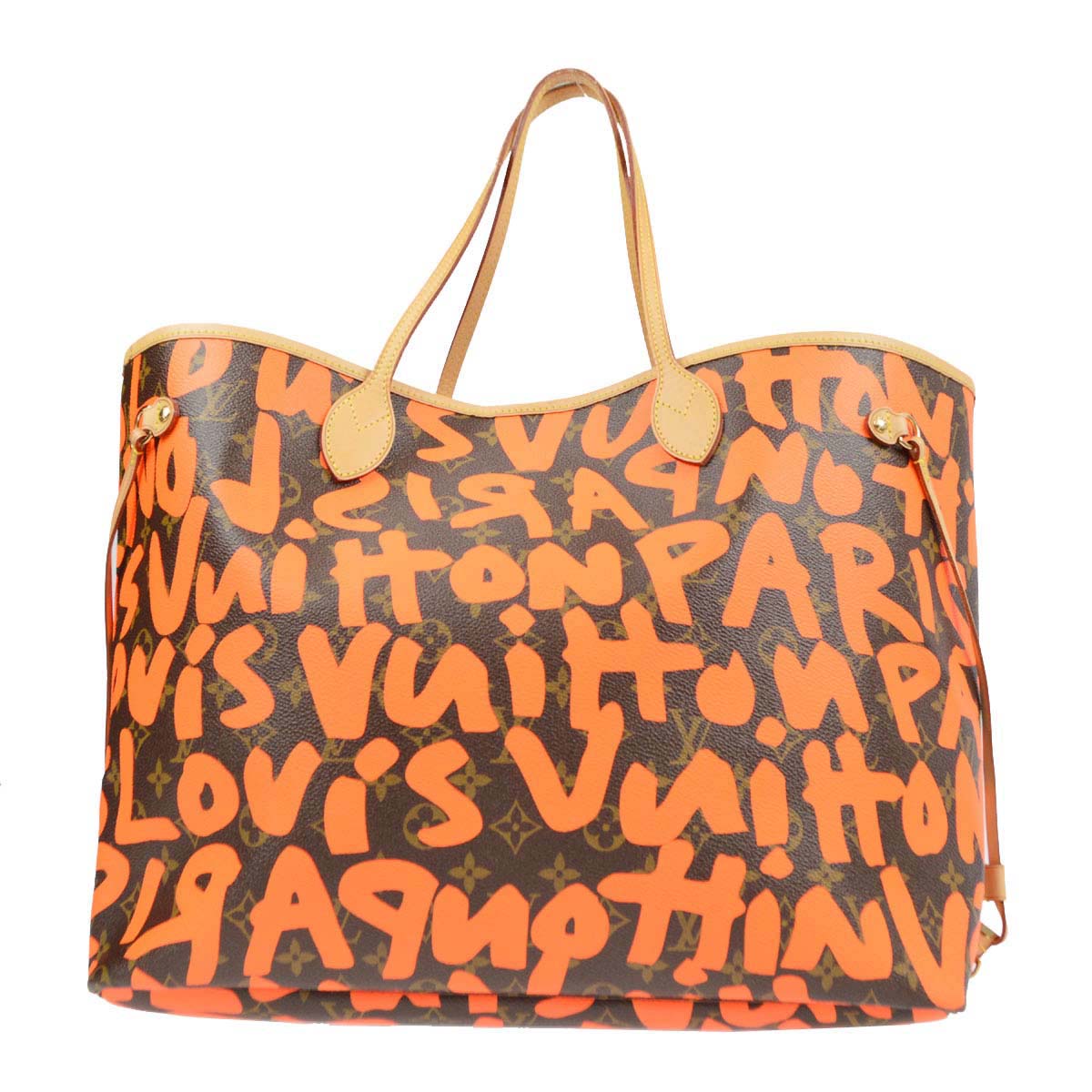 LOUIS VUITTON? 2009 NEVERFULL GM MONOGRAM GRAFFITI Tote