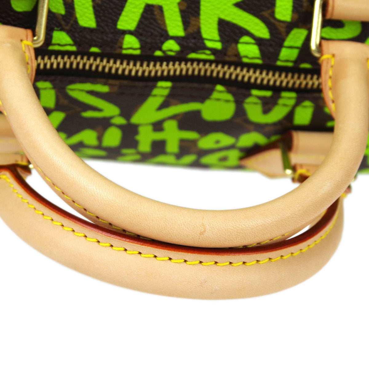 LOUIS VUITTON HandBag Monogram Graffiti Green