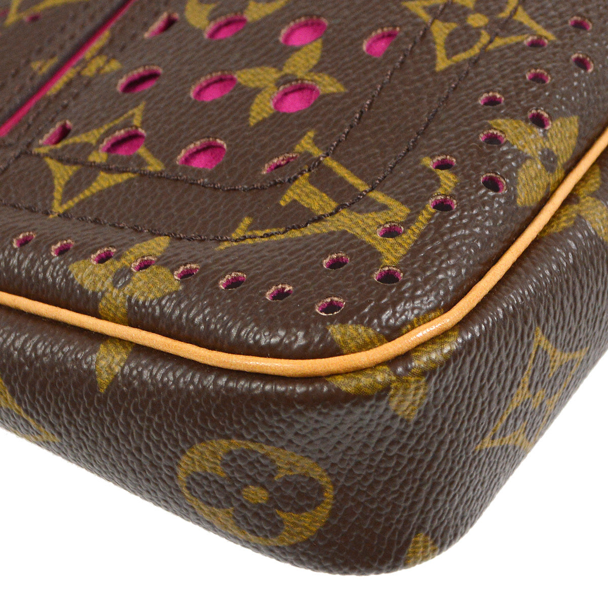 LOUIS VUITTON Pochette Accessoires Handbag Monogram Perfo