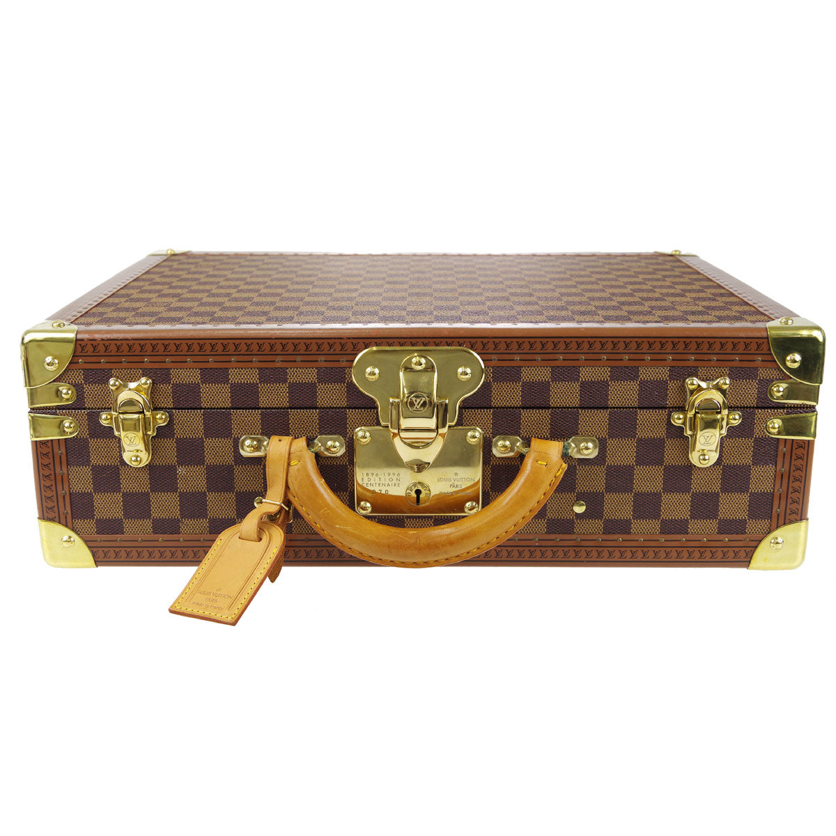 LOUIS VUITTON Cotteville 45 Trunk Suitcase Handbag Damier
