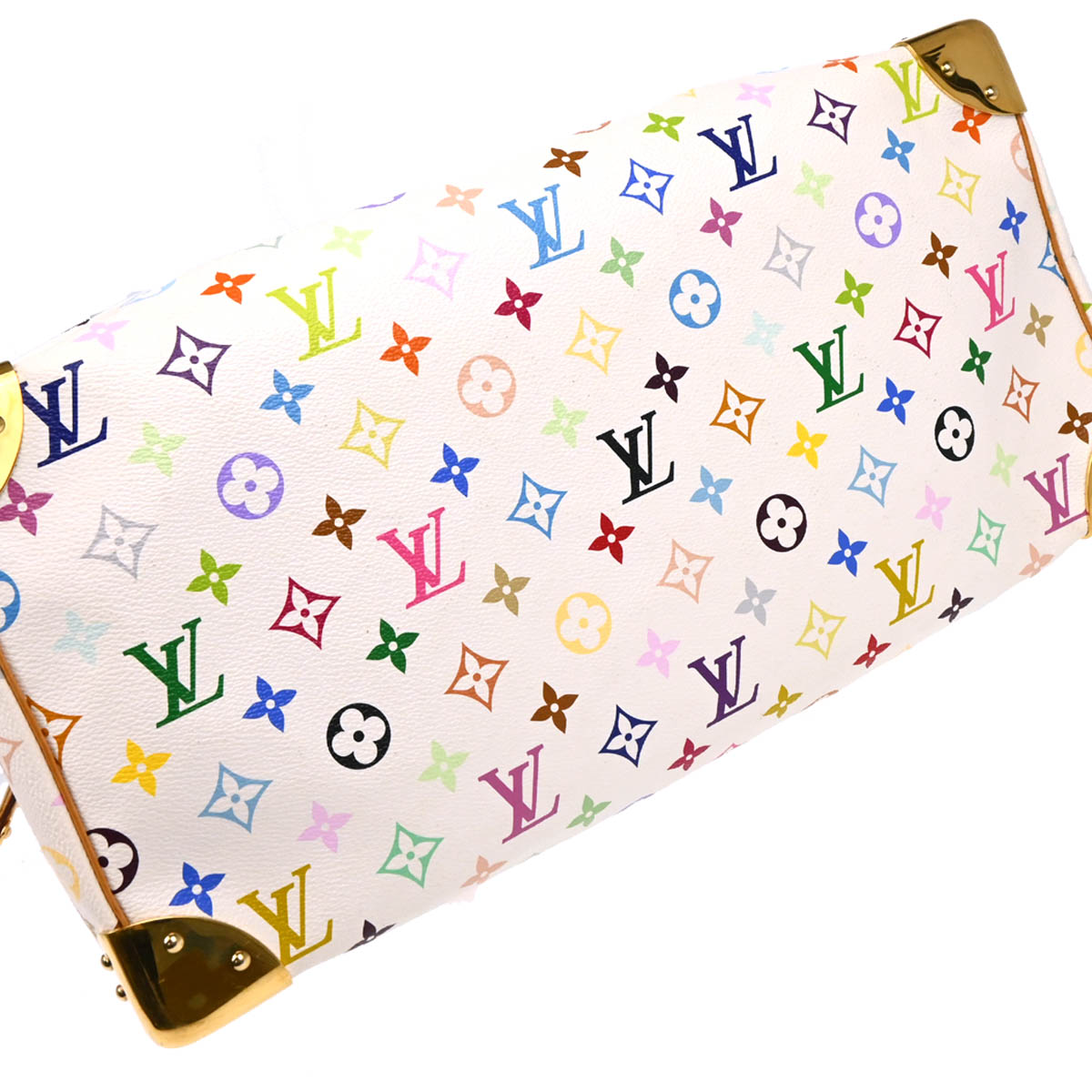 Louis Vuitton 2011 White Monogram Multicolor 40 Handbag M93216