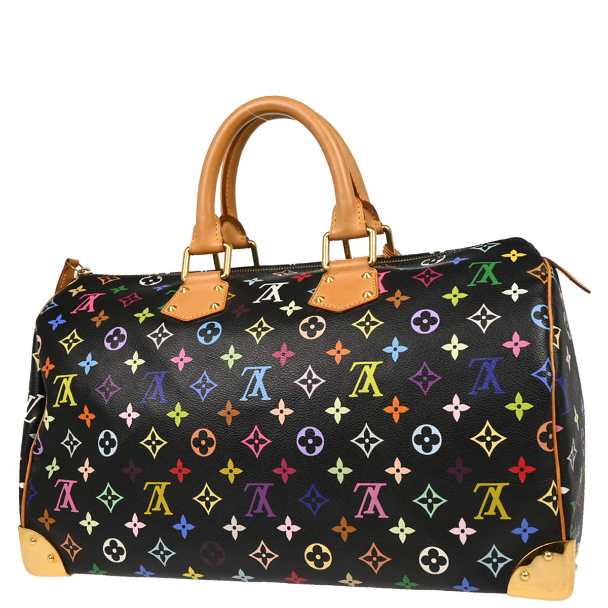 Louis Vuitton 2011 Black Monogram Multicolor 40 Handbag M93217