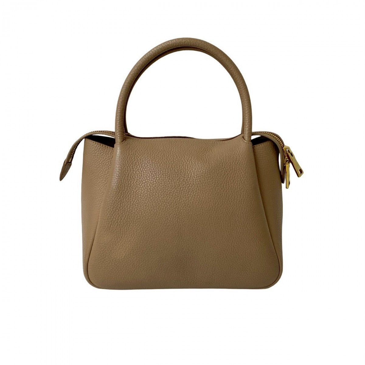 PRADA Shoulder Bag leather beige Fleur Vitello Dyno