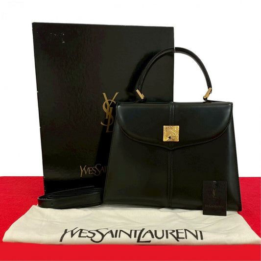 YVES SAINT LAURENT Shoulder Bag leather black