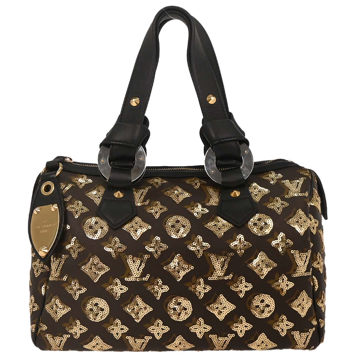 Louis Vuitton Gold Monogram Eclipse 30 Handbag M40244
