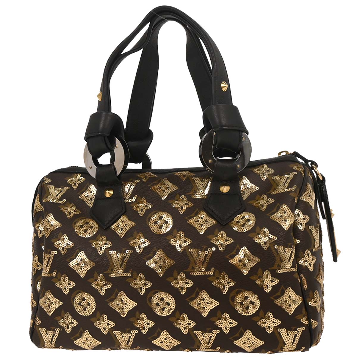 Louis Vuitton Gold Monogram Eclipse 30 Handbag M40244