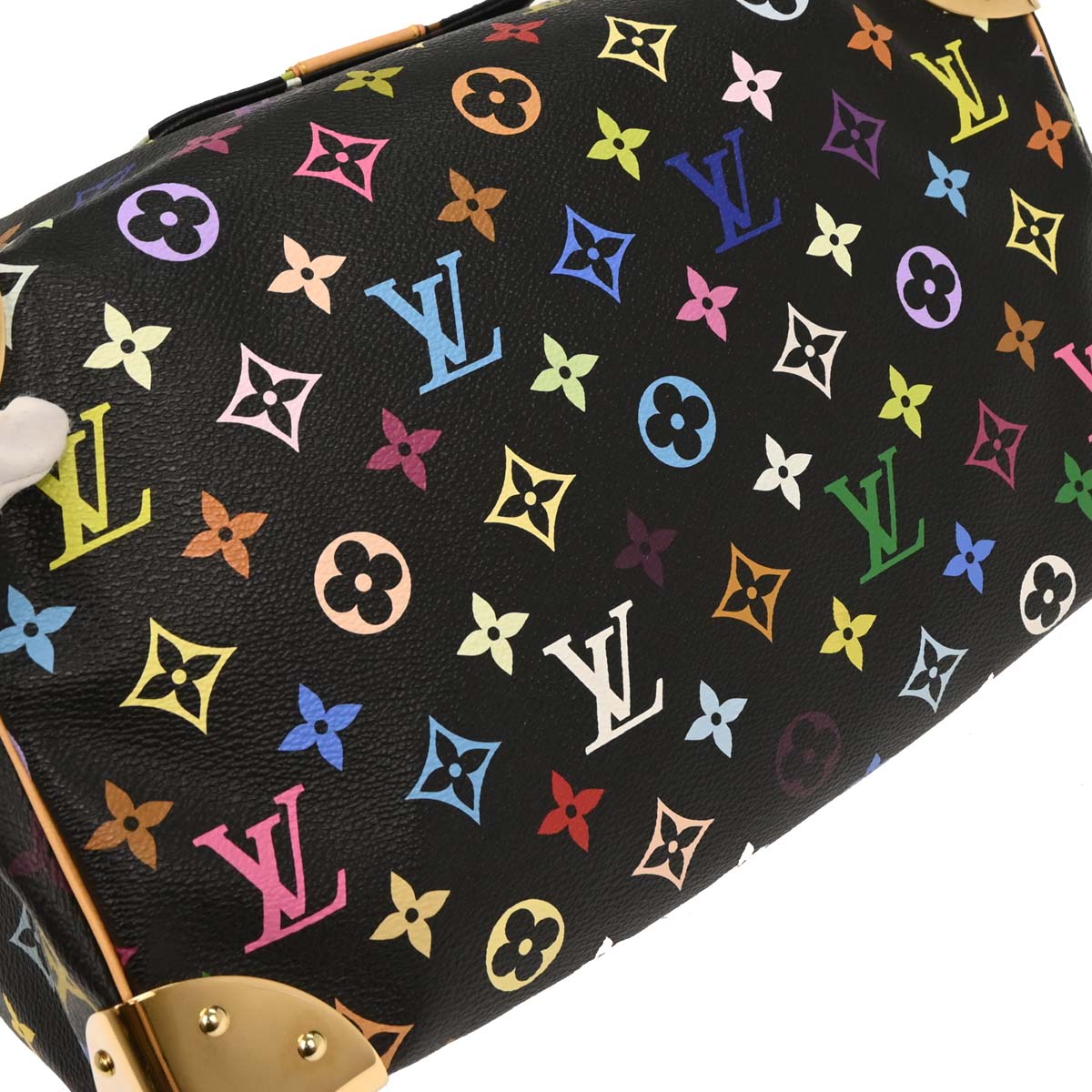 Louis Vuitton Black Monogram Multicolor 30 Handbag M92642