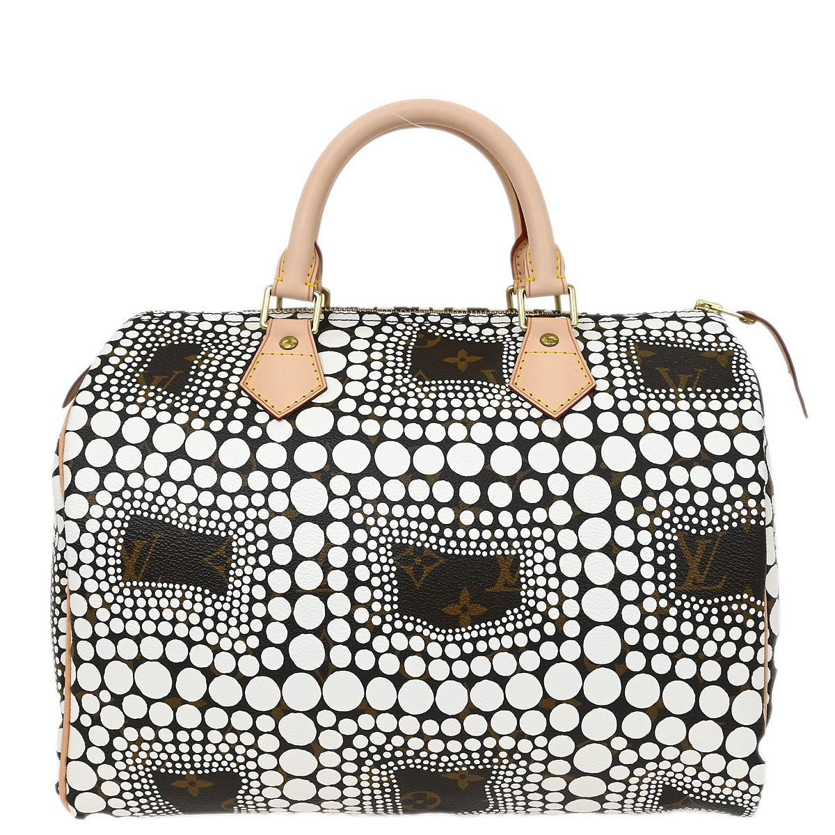 Louis Vuitton Yayoi Kusama White Monogram Town 30 Handbag M40690