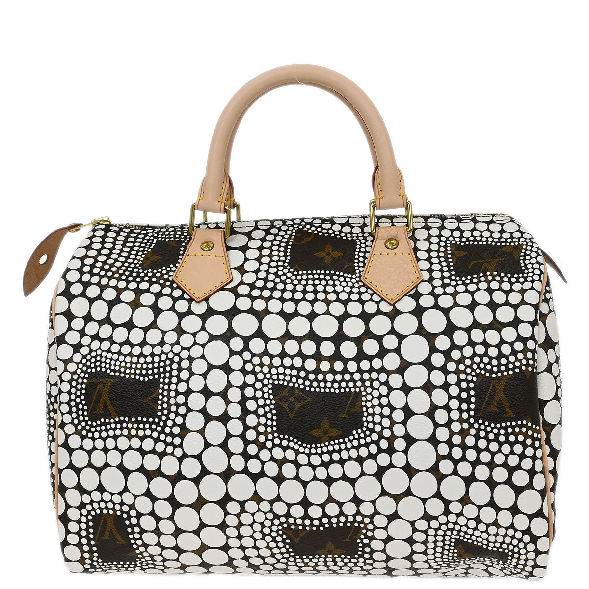 Louis Vuitton Yayoi Kusama White Monogram Town 30 Handbag M40690
