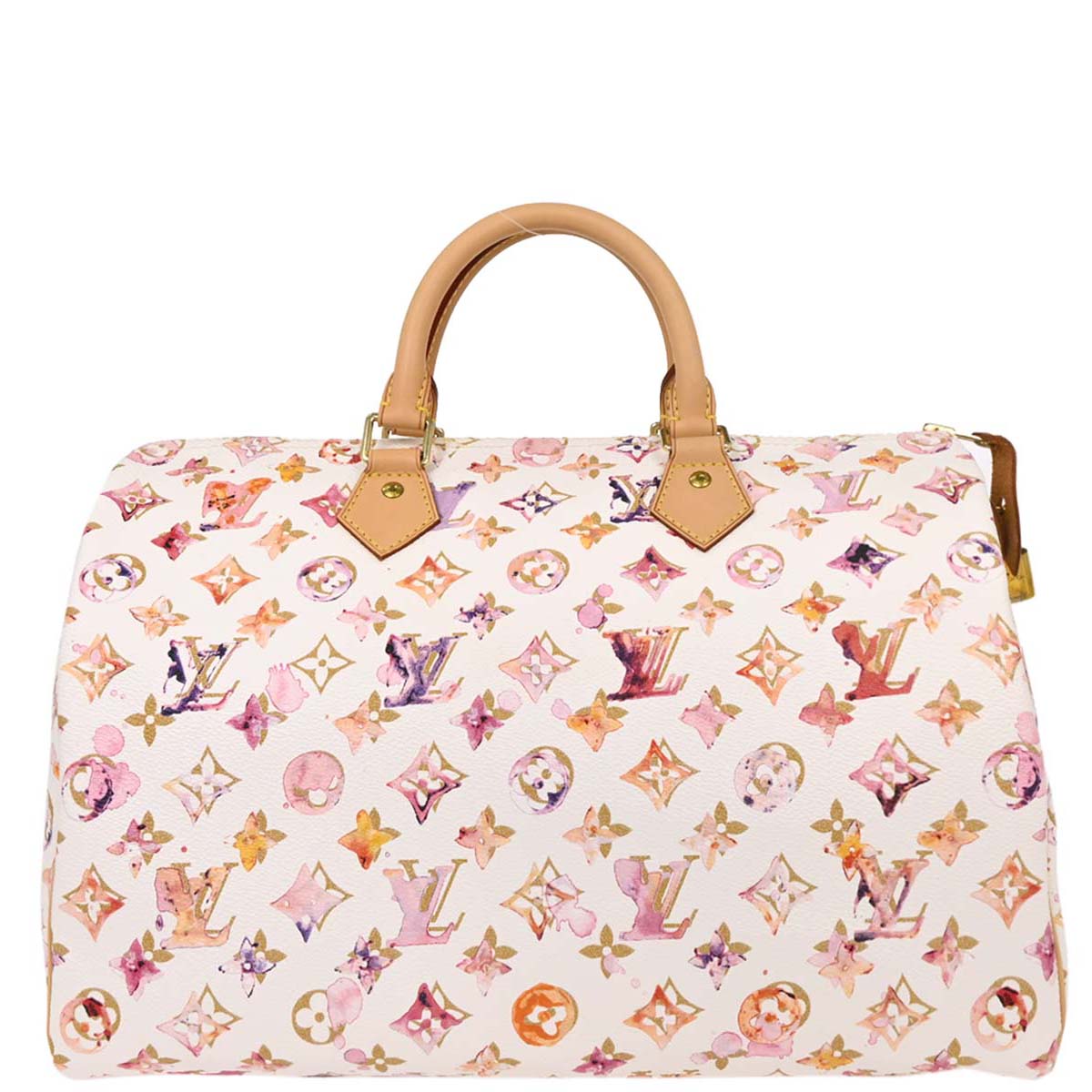 Louis Vuitton White Monogram Watercolor 35 Handbag M95752