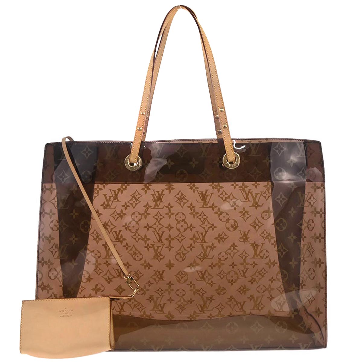 Louis Vuitton 2000 Monogram Vinyl Cabas Cruise Tote Bag M50500