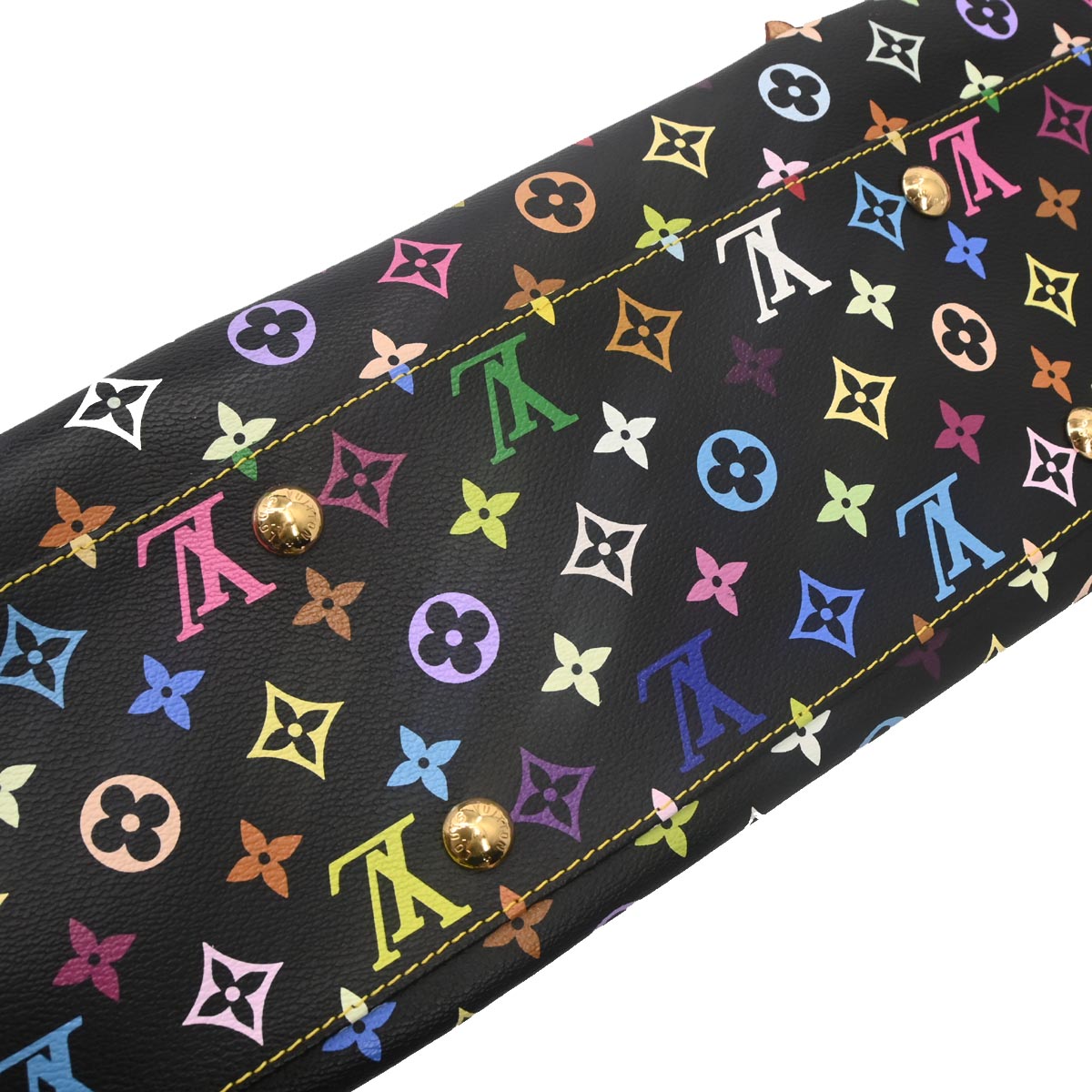 Louis Vuitton 2006 Black Monogram Multicolor Aurelia GM Tote Bag M40101
