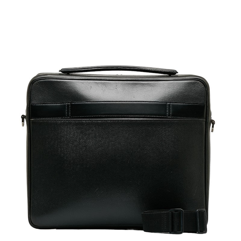 Louis Vuitton Tiga Port Oldinatour Odessa Business Bag Handbag 2WAY Oldwards Black Leather Men LOUIS VUITTON