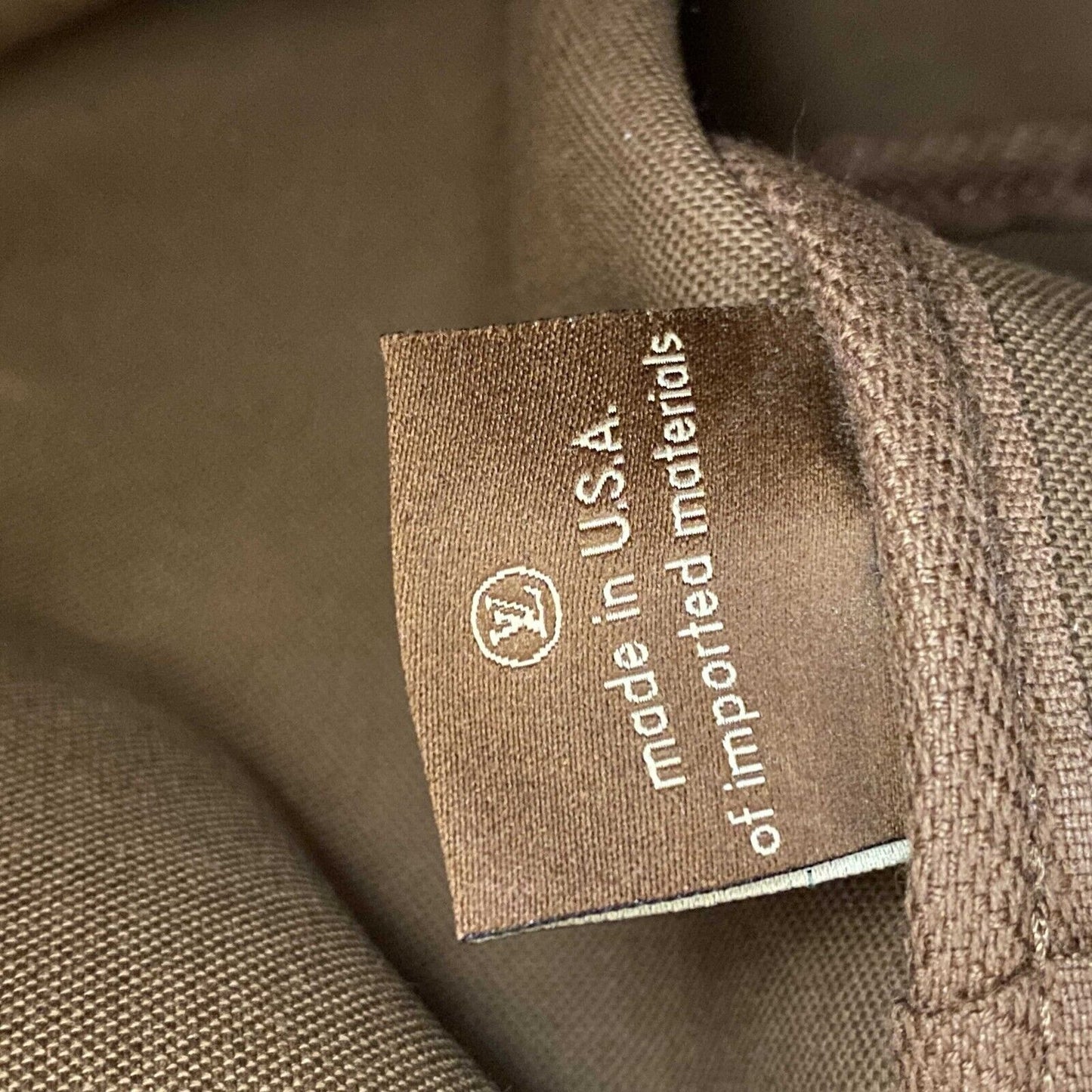 LOUIS VUITTON - - - Brown Monogram Coated Canvas Satchel Handbag