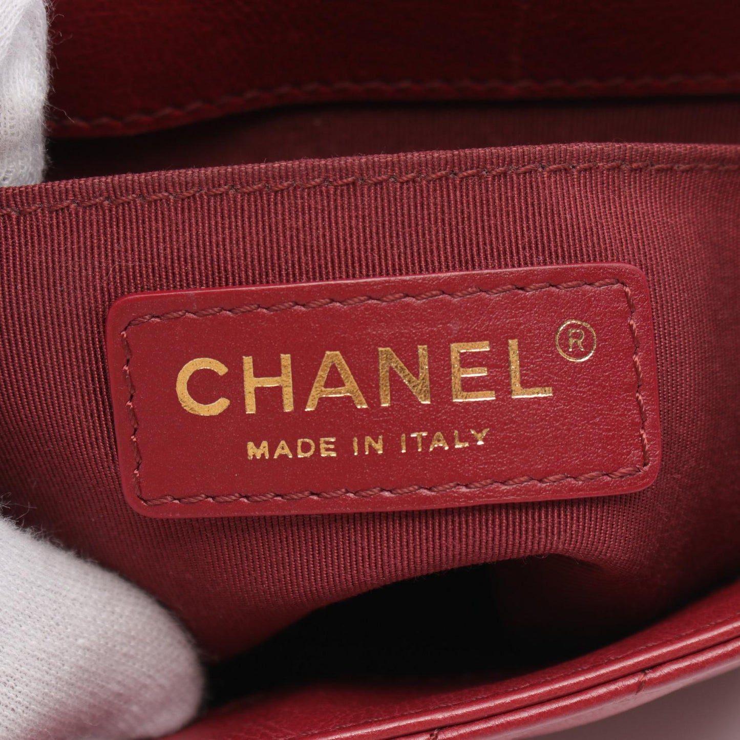 Chanel V-stitch Chevron Leather Shoulder Bag Classic Flap
