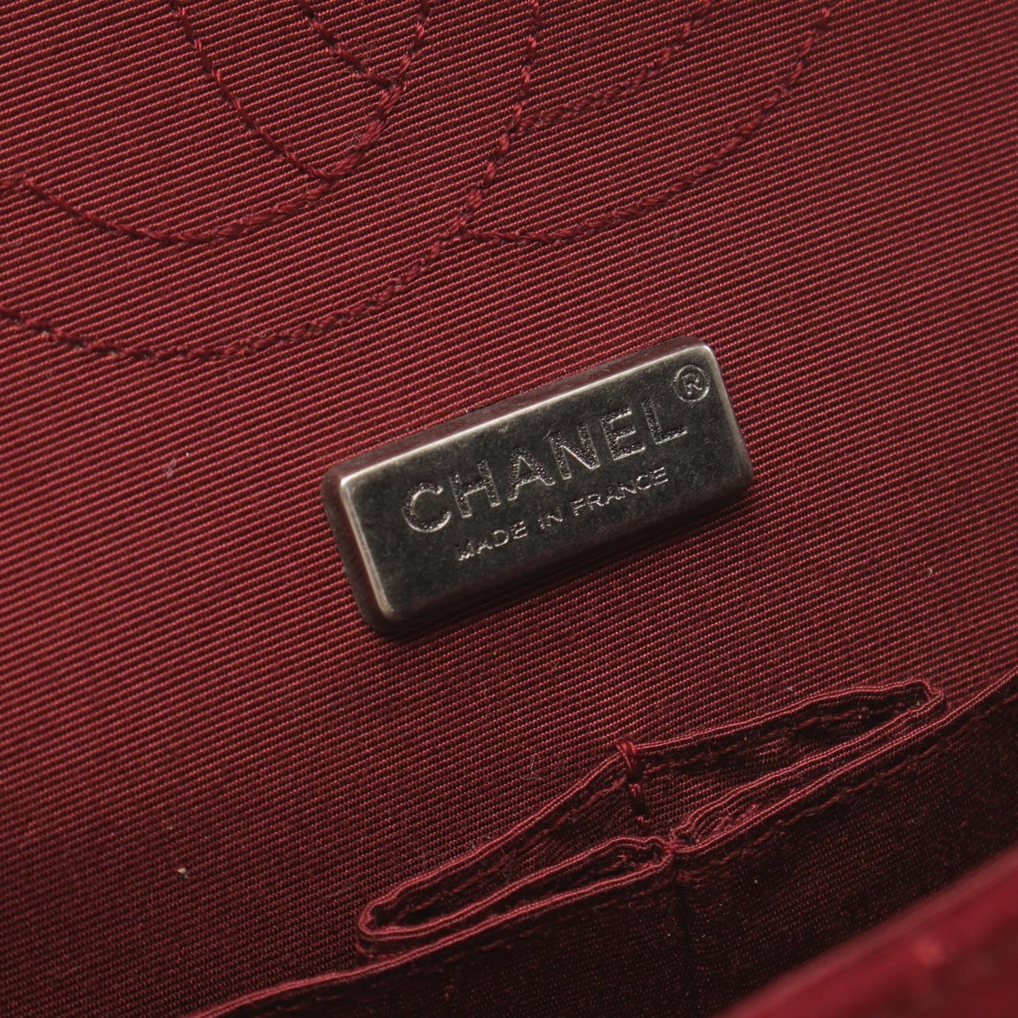 Chanel 2.55 Matelasse Wool Shoulder Bag Classic Flap