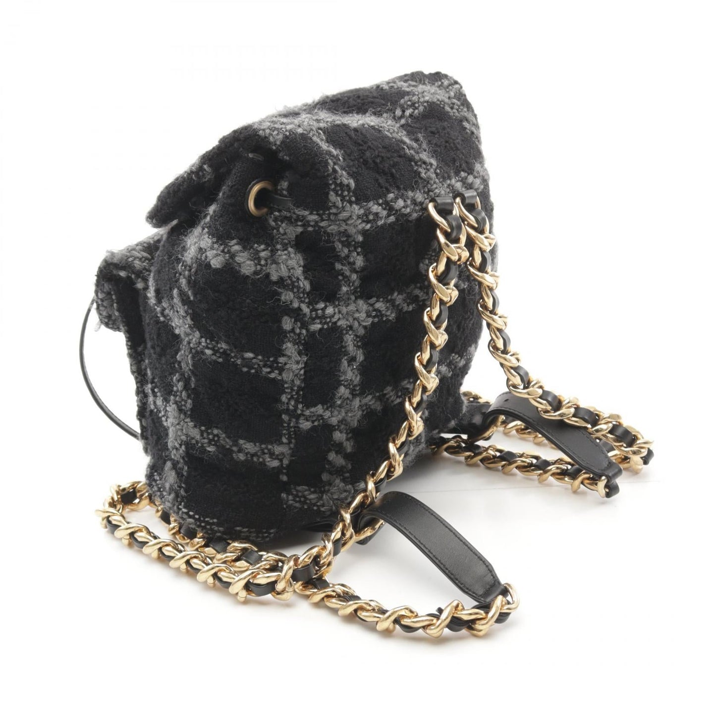 Chanel Coco Mark Fabric Backpack Classic Flap