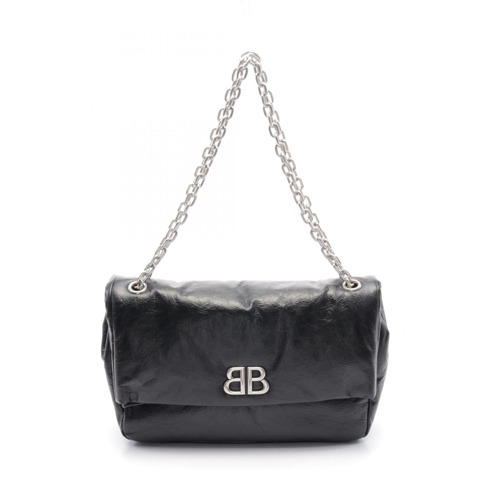 Balenciaga Monaco Medium Chain Shoulder Bag