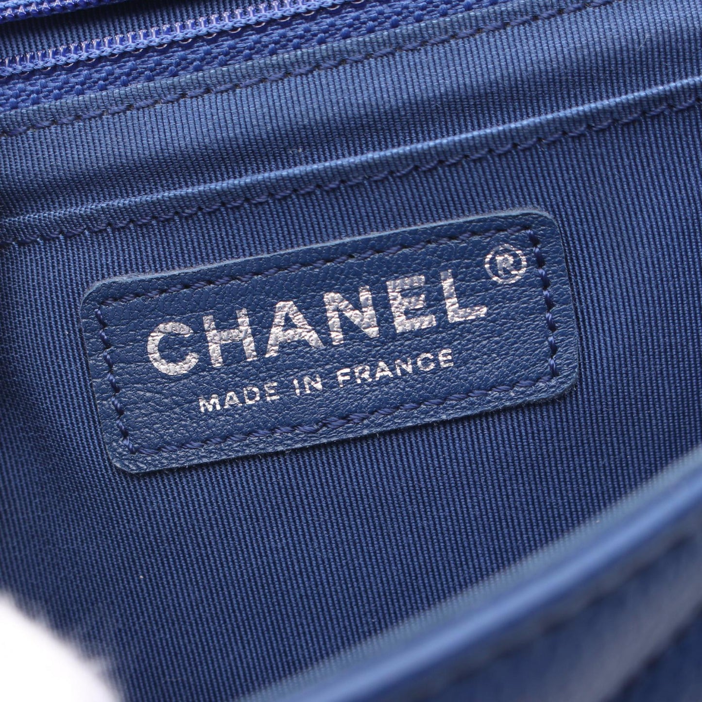 Chanel Chevron V Stitch Calfskin Shoulder Bag