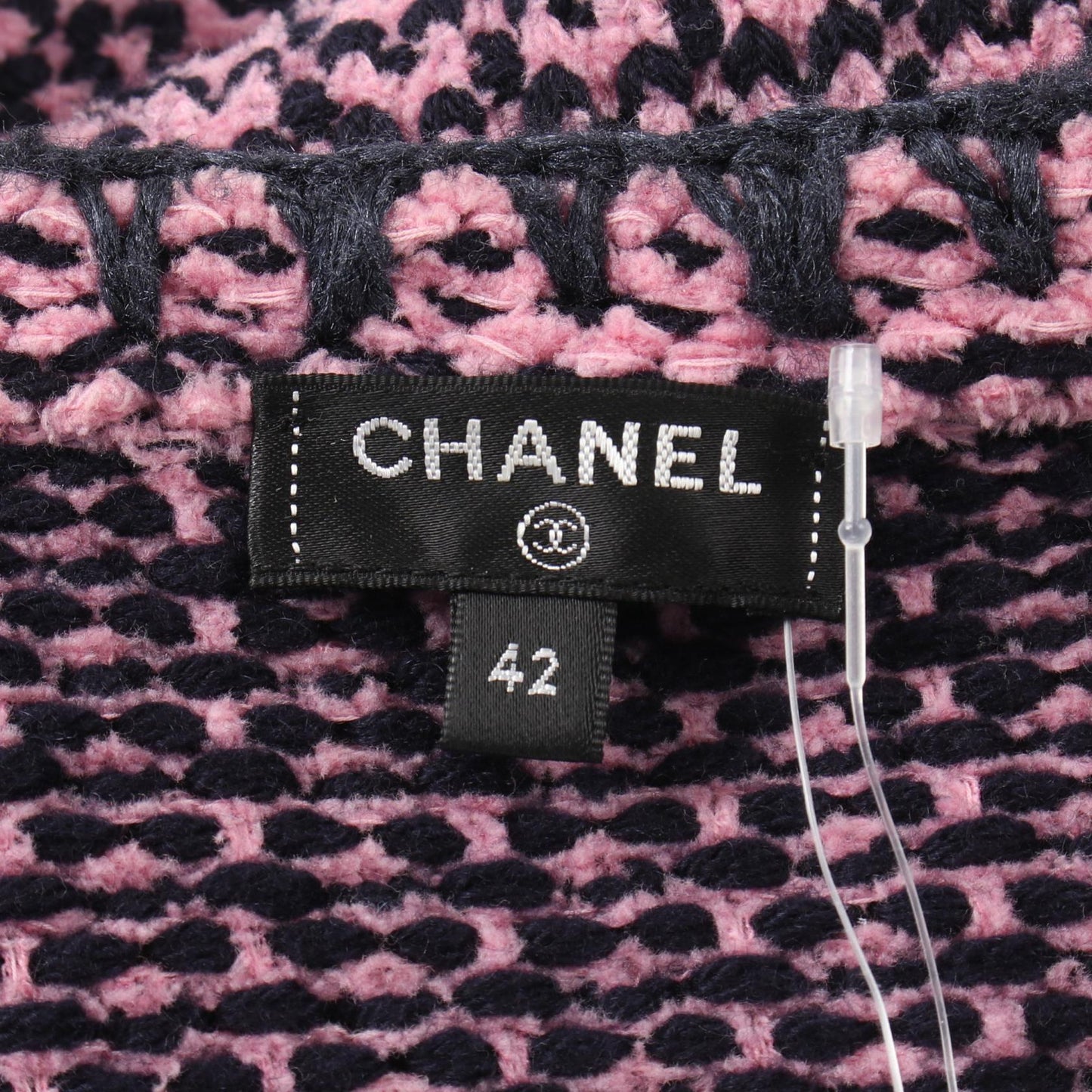 Chanel Coco Mark Button Cashmere Cotton Cardigan Handbag