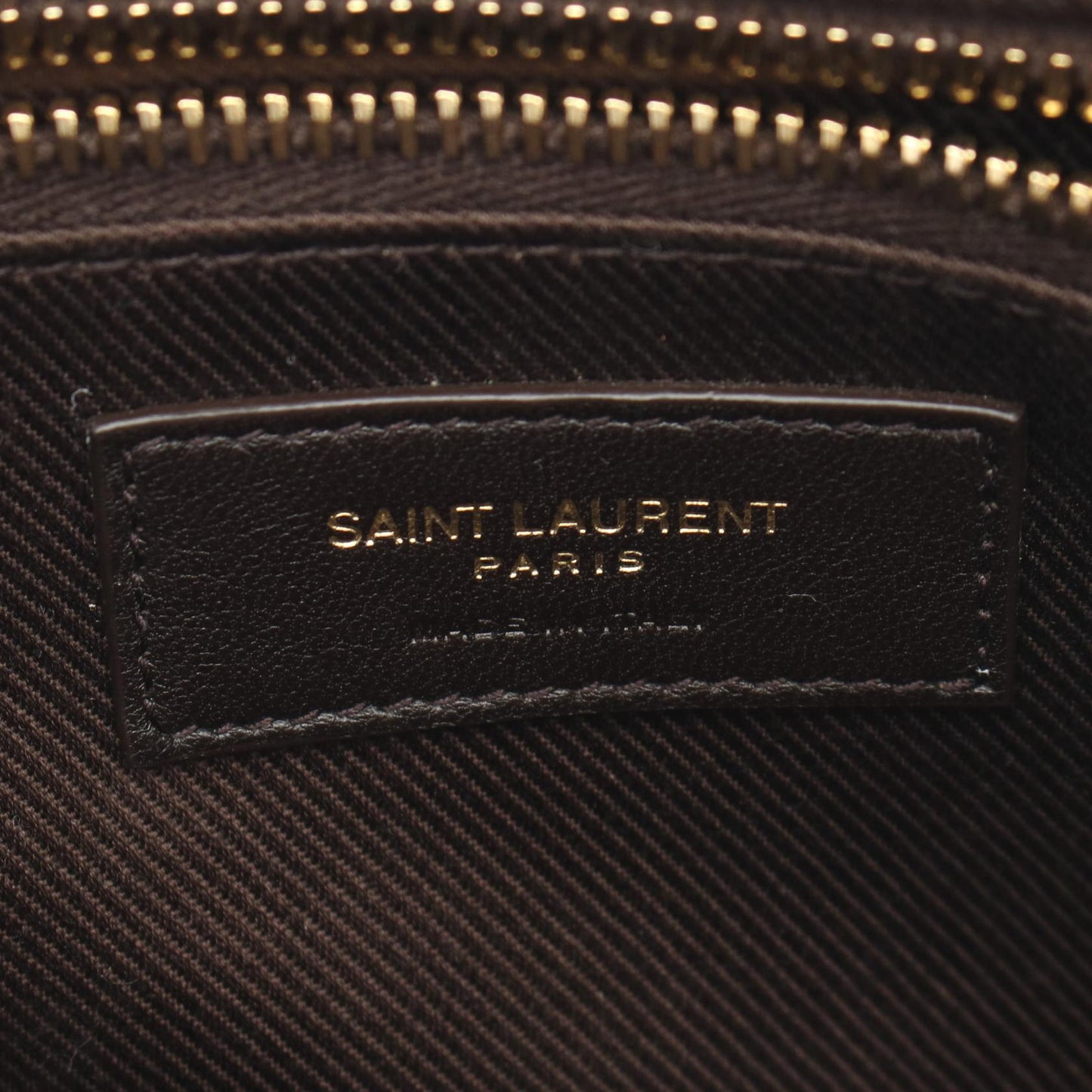 Saint Laurent Monogram Coated Canvas Shoulder Bag