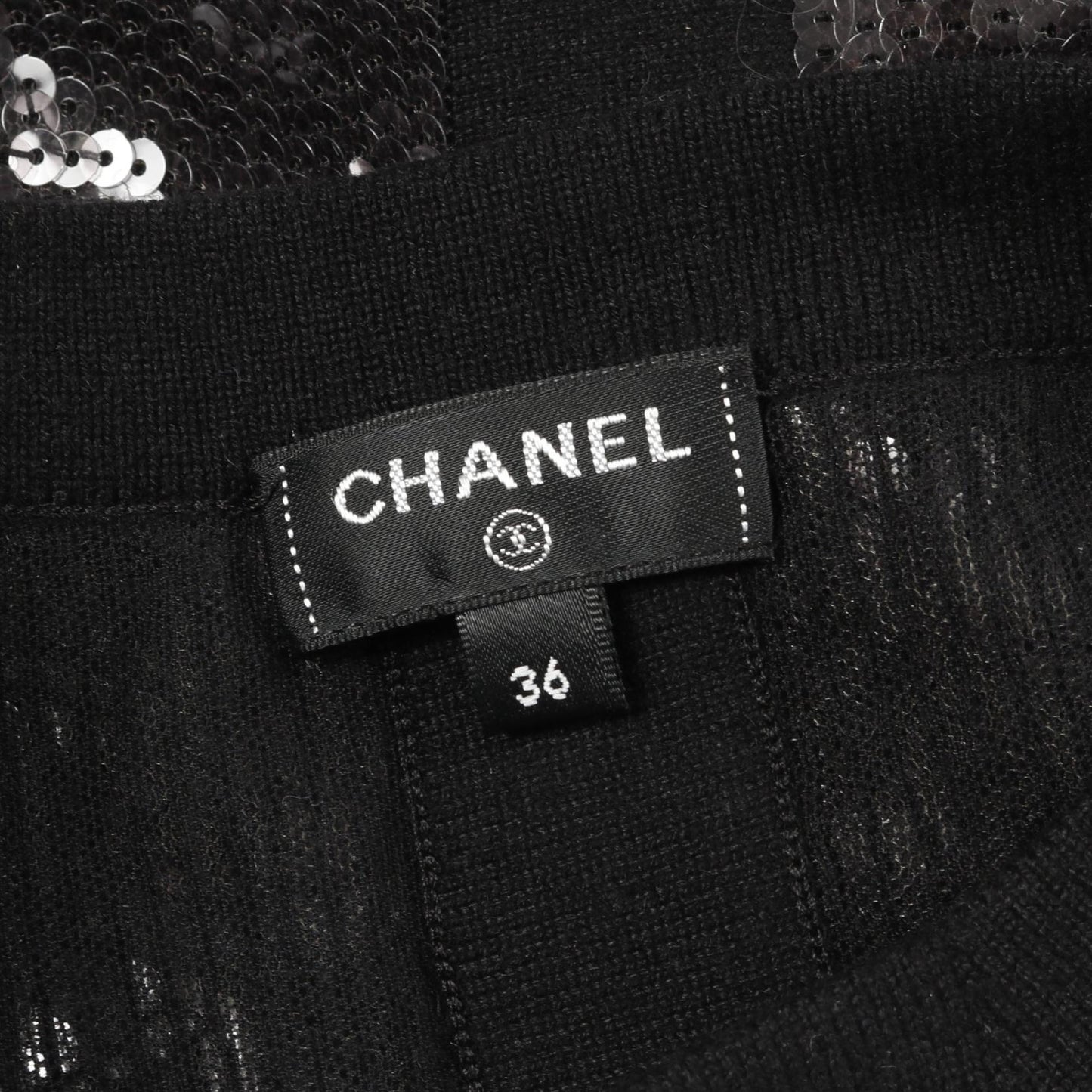 Chanel Coco Mark Sequin Nylon Cotton Jacket Handbag