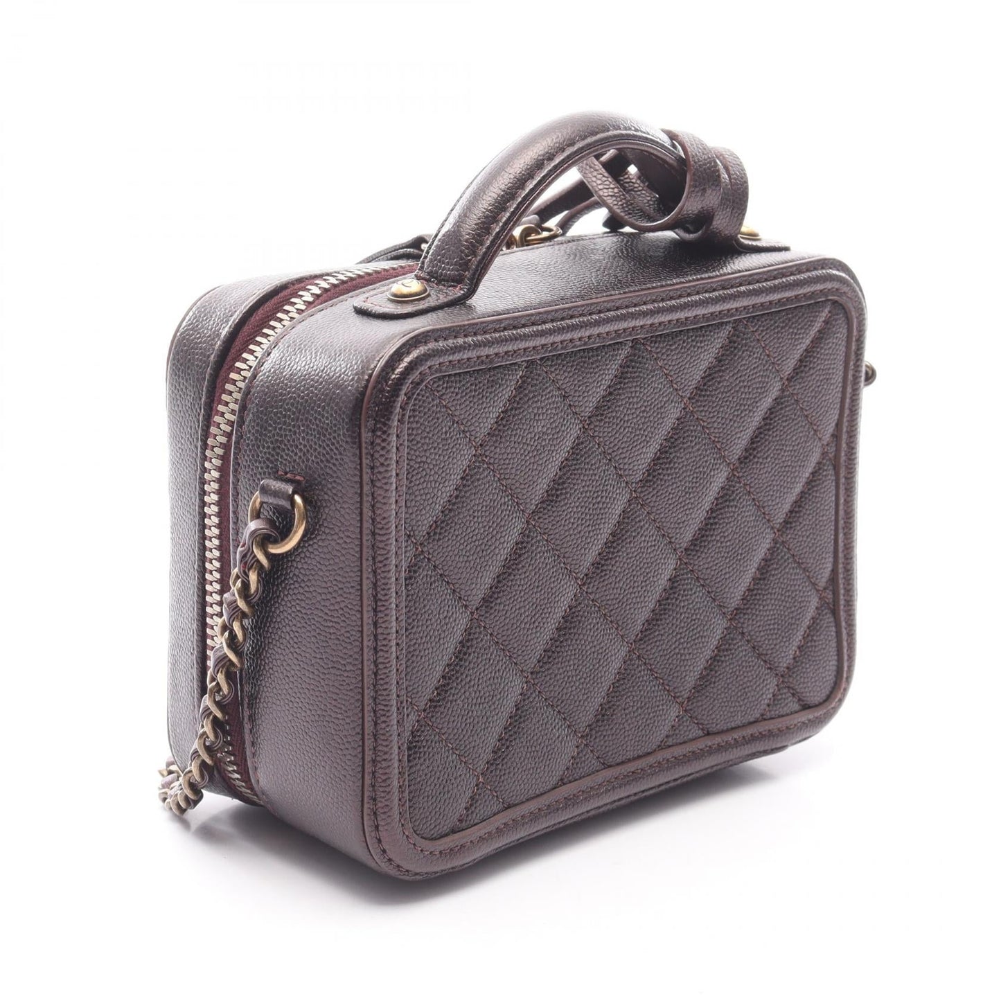 Chanel CC Filigree Grained Calfskin 2way bag