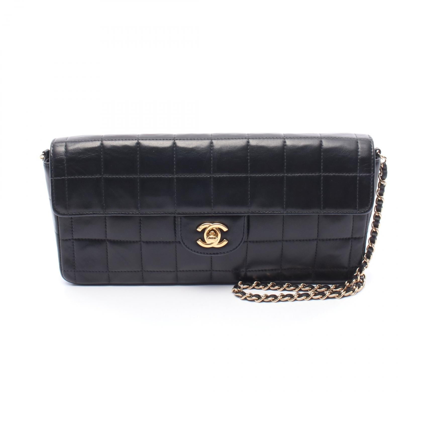 Chanel Choco Bar Lambskin Shoulder Bag