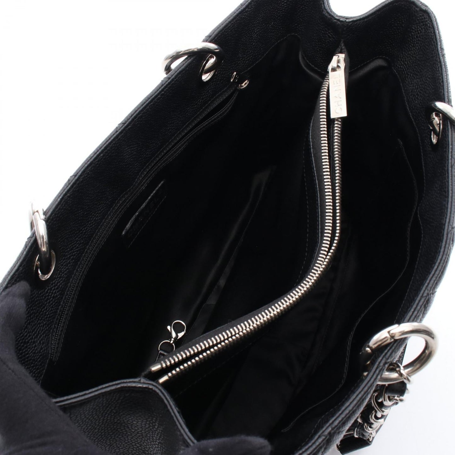 Chanel Matelasse Grand Shopping Calf Tote Bag