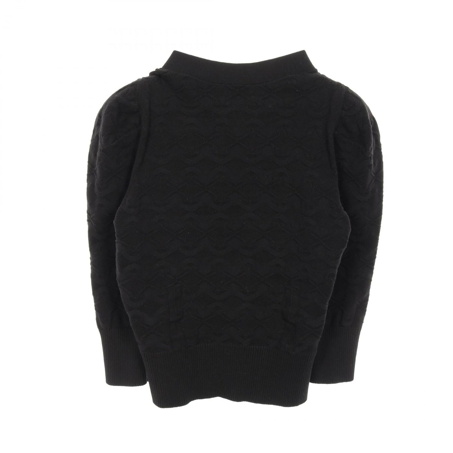 Chanel Coco Mark Button Cotton Cardigan Handbag