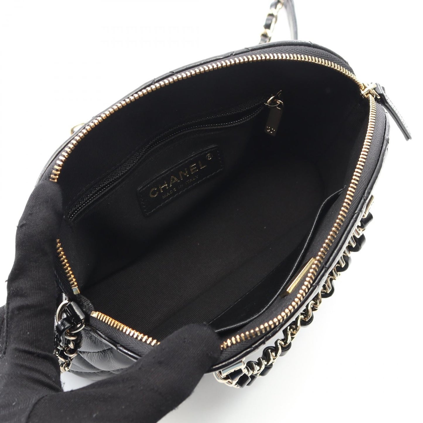 Chanel Matelasse Shiny Lambskin Shoulder Bag