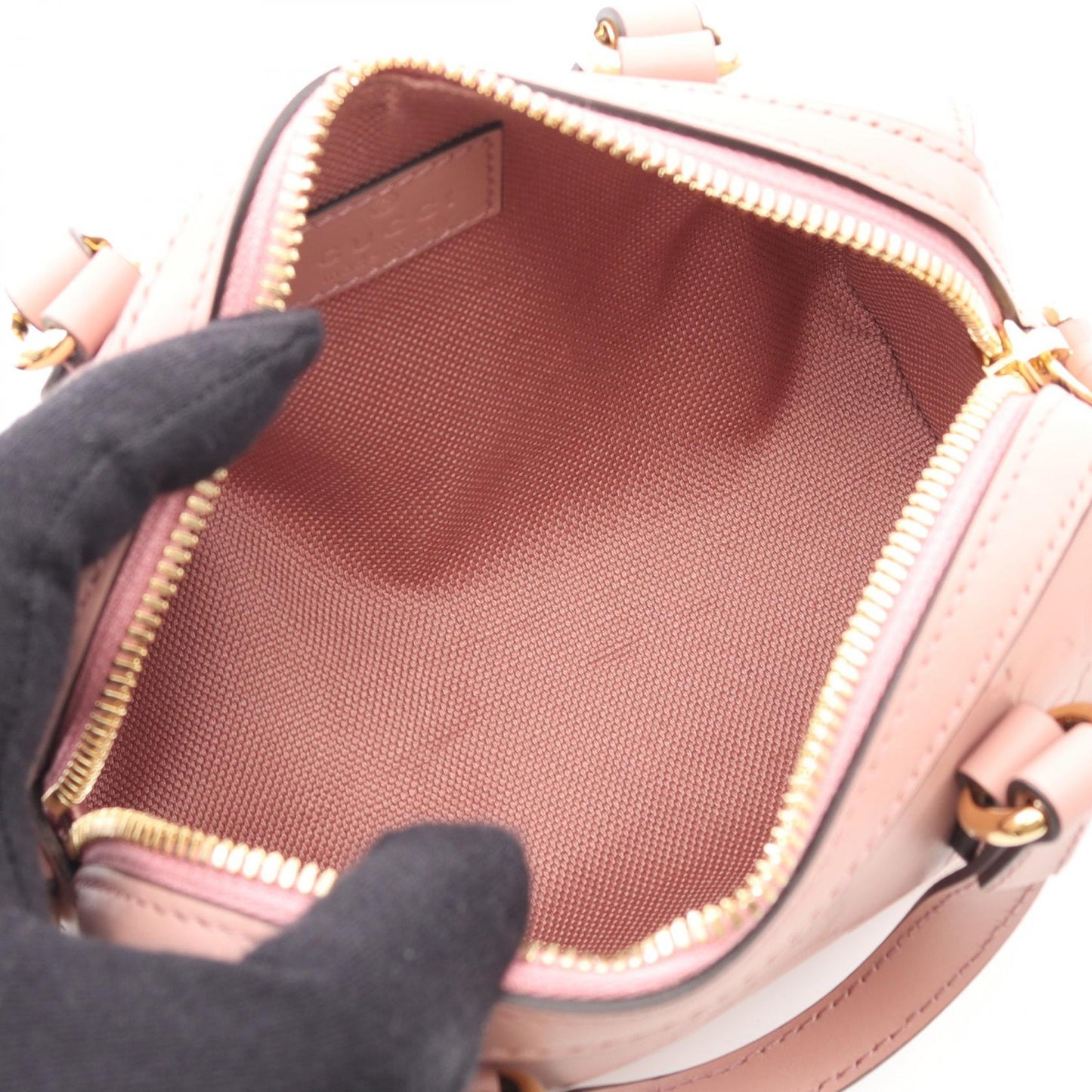 Gucci GG Super Mini Leather Handbag