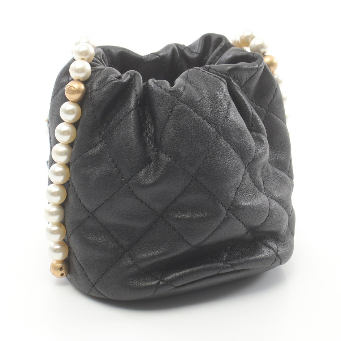 Chanel Matelasse Pearl Leather Shoulder Bag Classic Flap