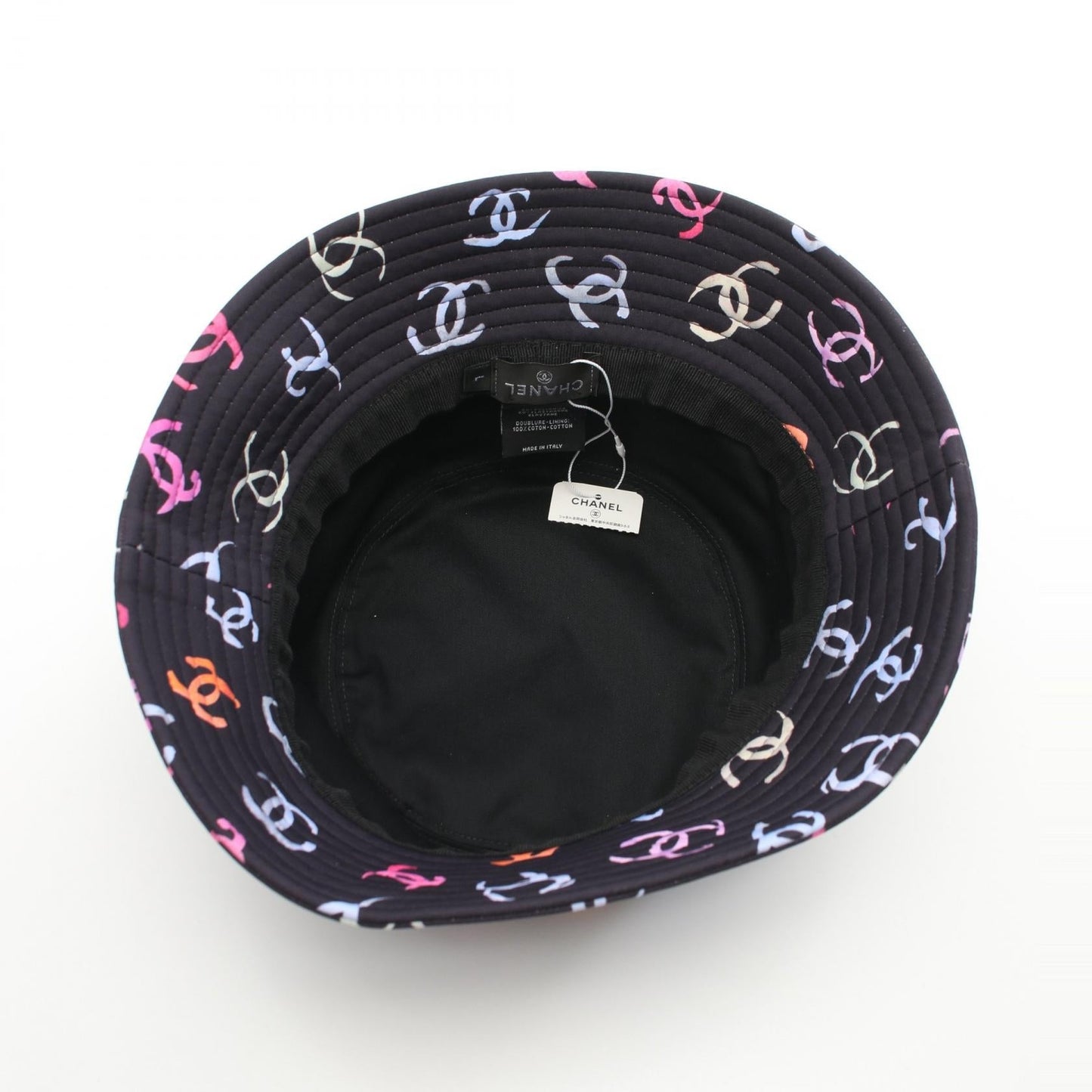 Chanel Coco Mark Bucket Hat Polyamide Hat Handbag