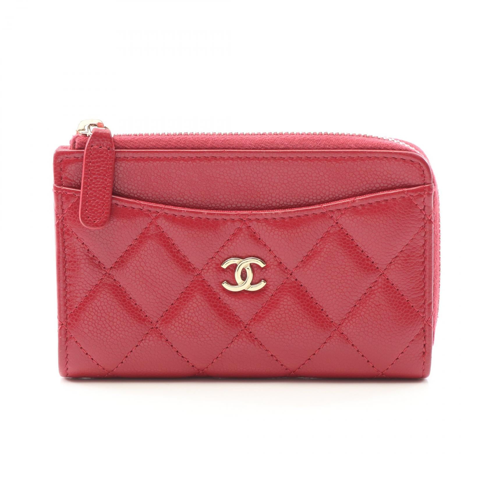 Chanel Matelasse Caviar Skin Coin Case Handbag