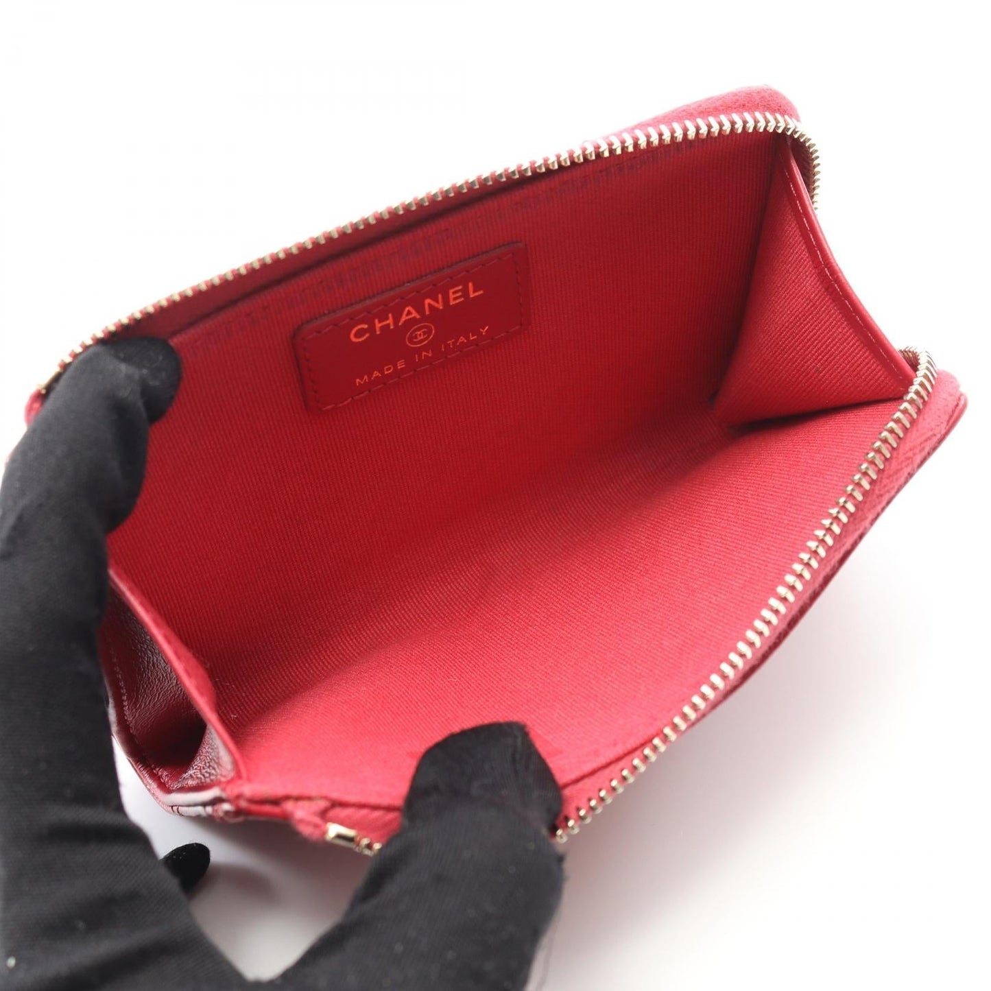 Chanel Matelasse Caviar Skin Coin Case Handbag