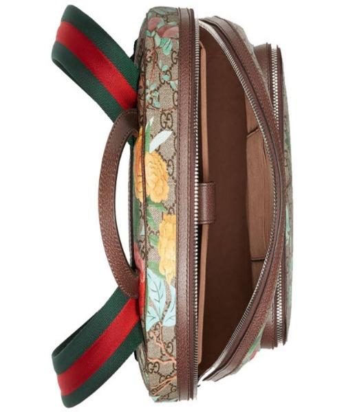 Gucci Monogram Leather Canvas Crossbody