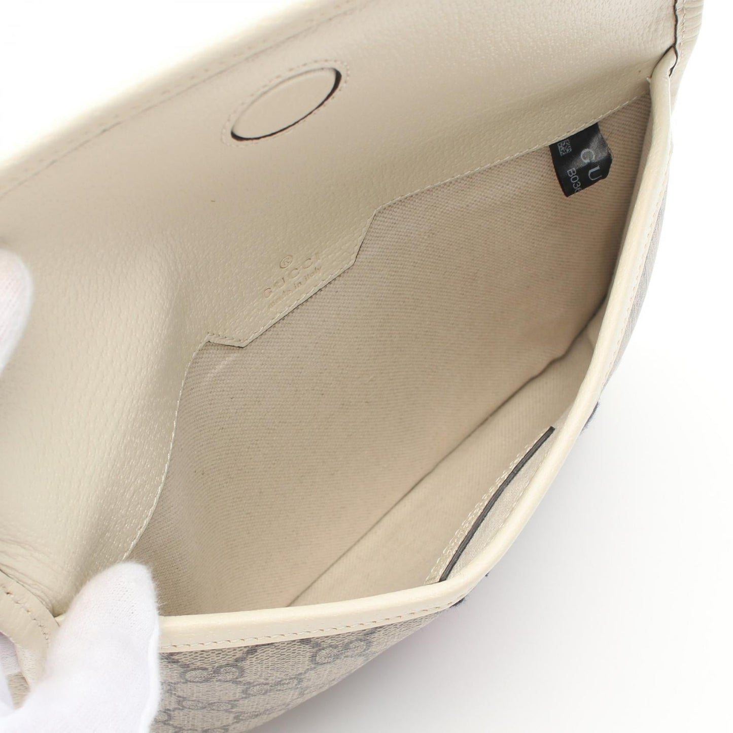 Gucci Ophidia PVC Coated Canvas Belt Bag