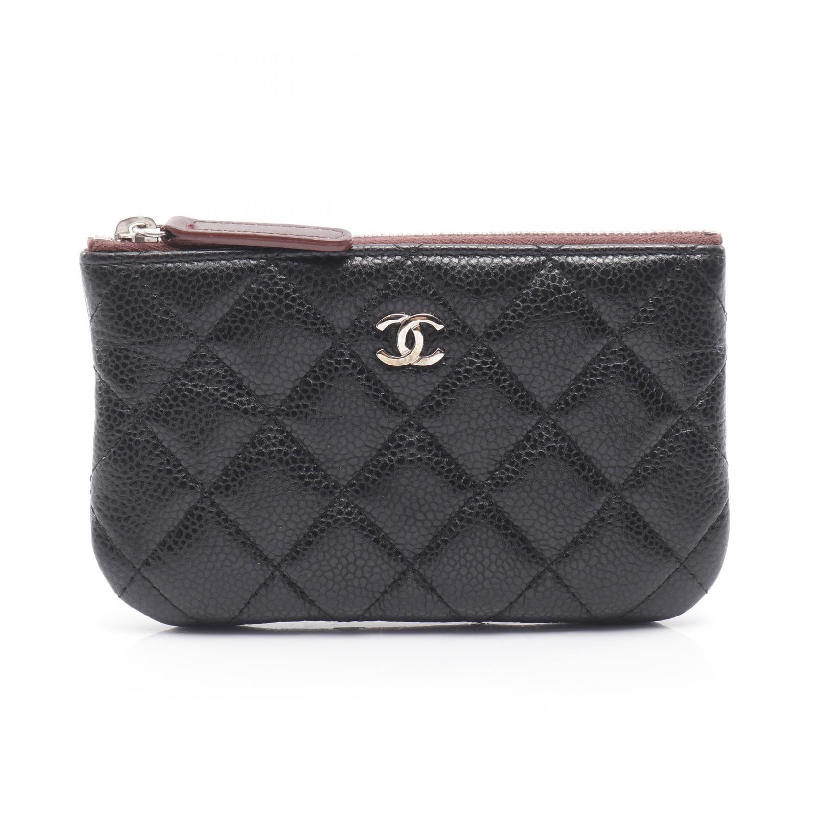 Chanel Matelasse Caviar Skin Pouch
