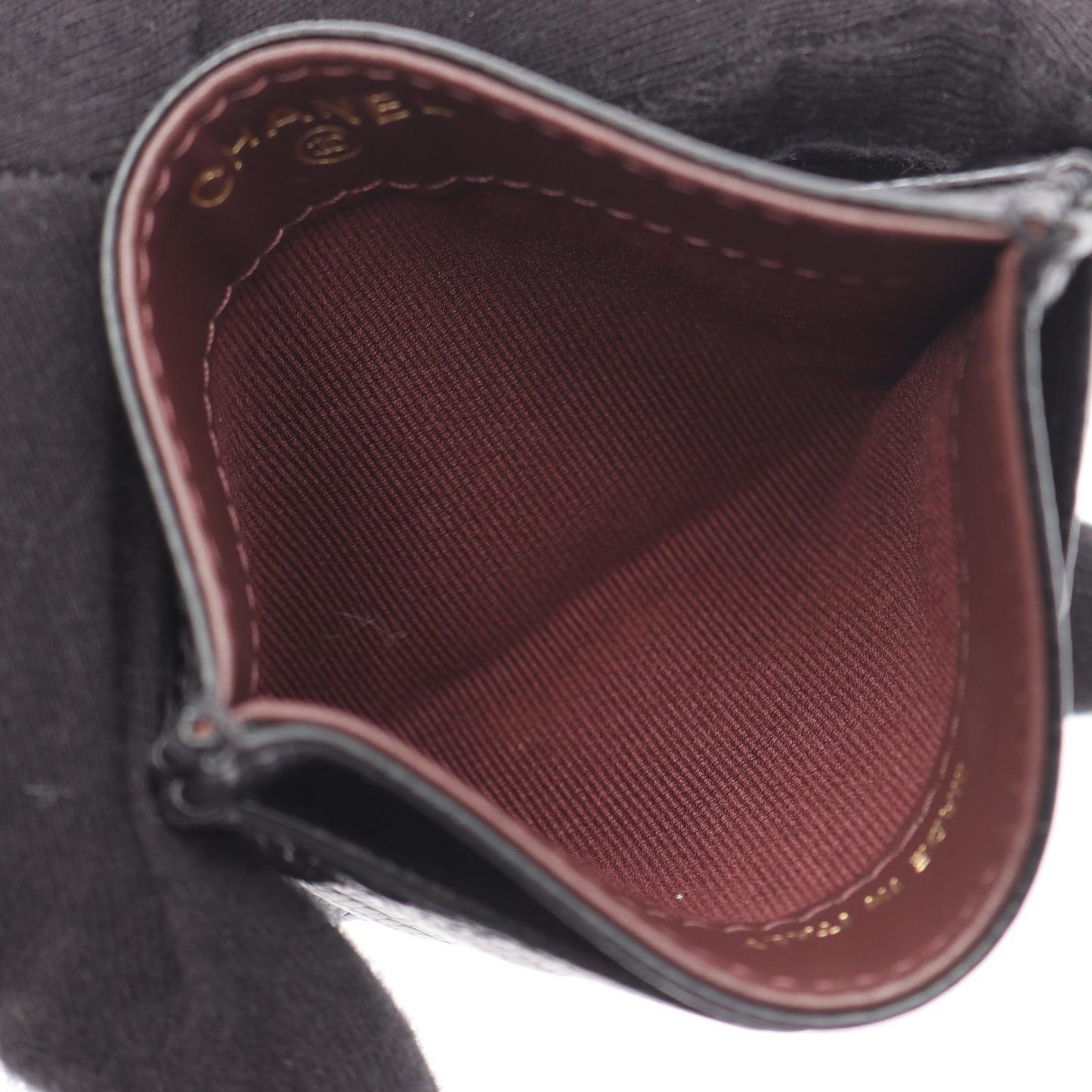 Chanel Matelasse Grained Calfskin Card Case Handbag
