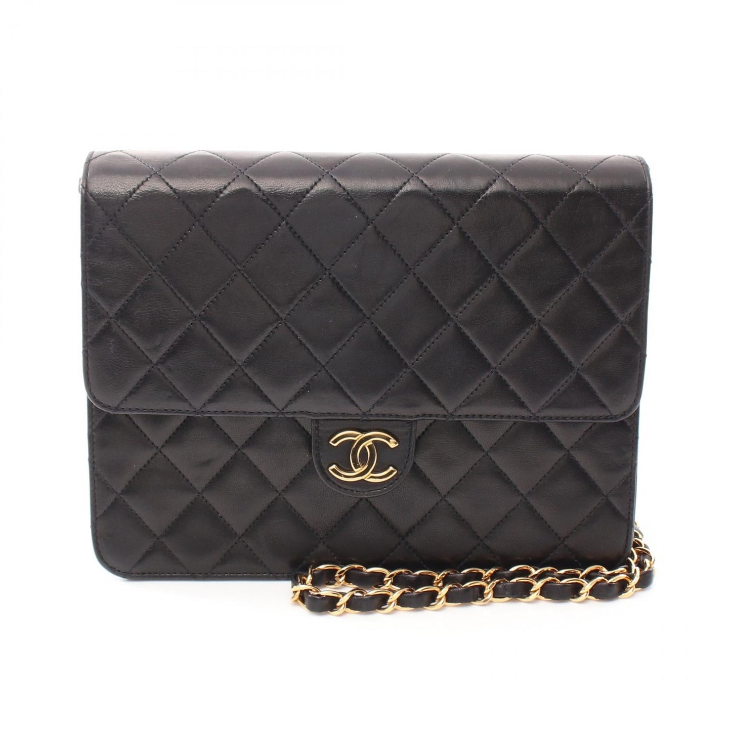 Chanel Matelasse Lambskin Shoulder Bag Classic Flap
