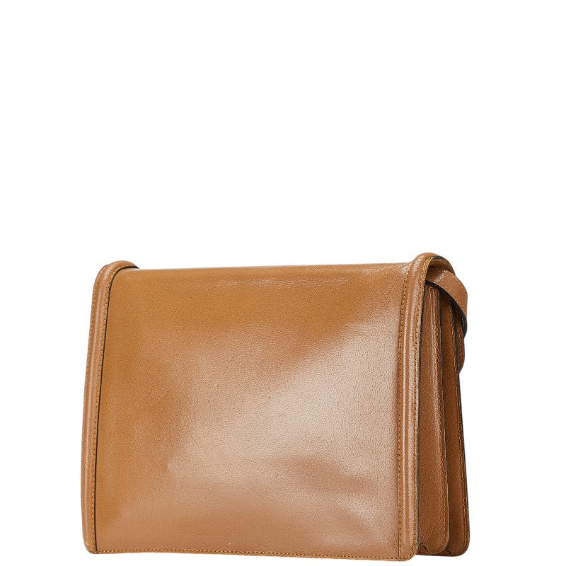 Saint Laurent Python Embossed Leather Shoulder Bag