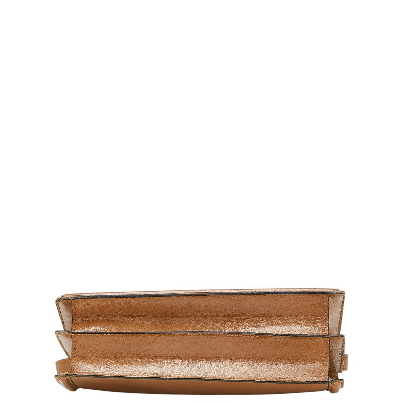 Saint Laurent Python Embossed Leather Shoulder Bag