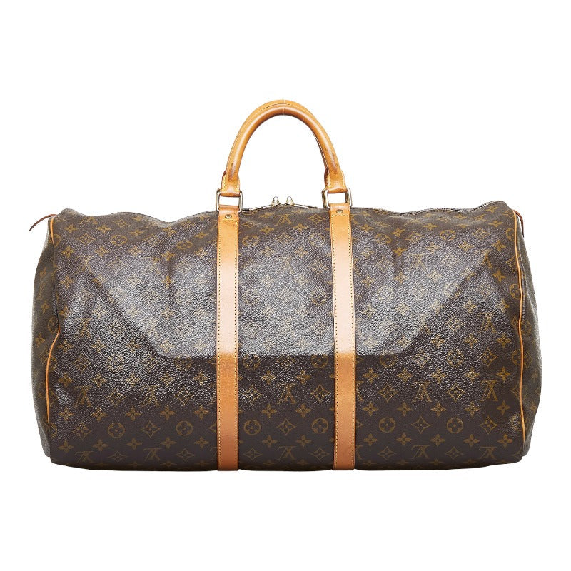 Louis Vuitton Monogram Boston Bag PVC/Leather Brown