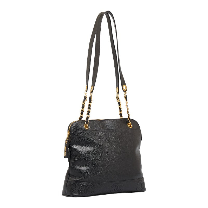 Chanel Coco Mark Caviar 2way Chain Bag Classic Flap