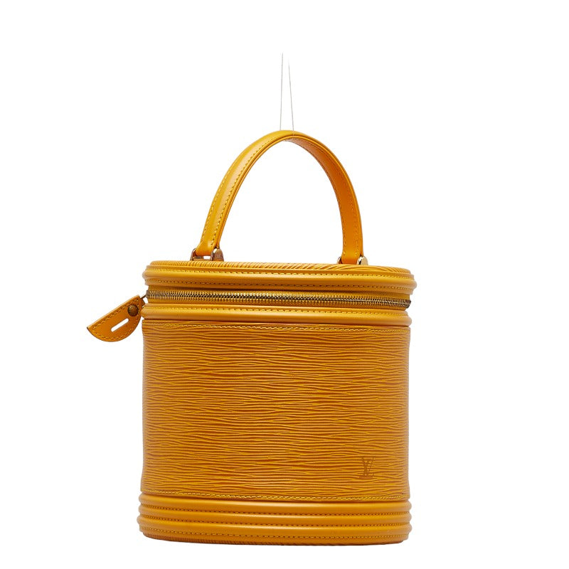 Louis Vuitton Epi Cannes Handbag Vanity Bag Tassili Yellow