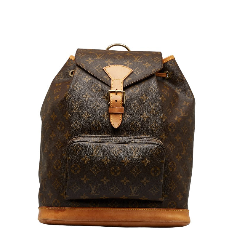Louis Vuitton Monogram Monsouris GM Backpack Brown