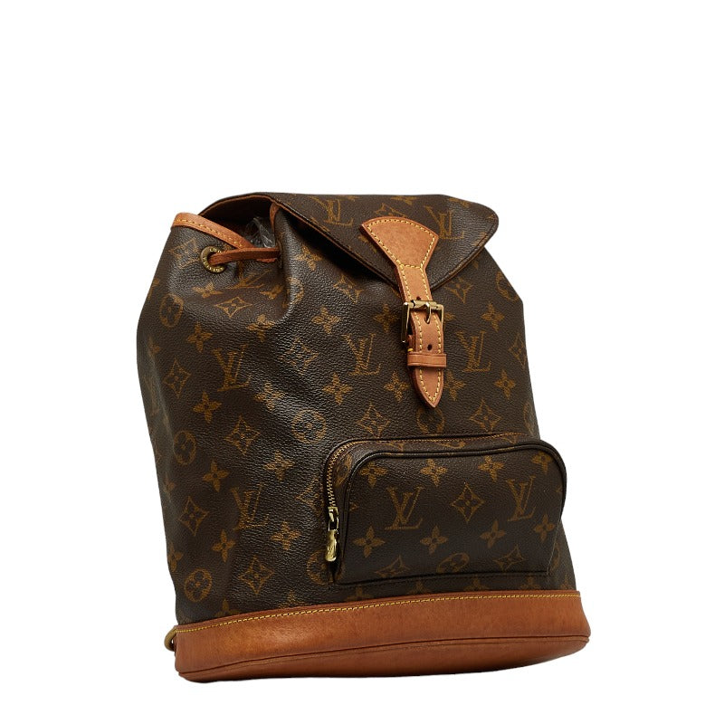 Louis Vuitton Monogram Monsouris MM Backpack Brown